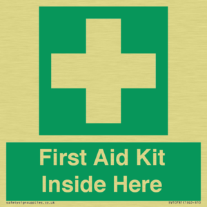 First Aid Kit Inside Here